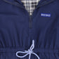 BACE COLLECTION NAVY CHECKED HALF ZIP PLEAT DRESS