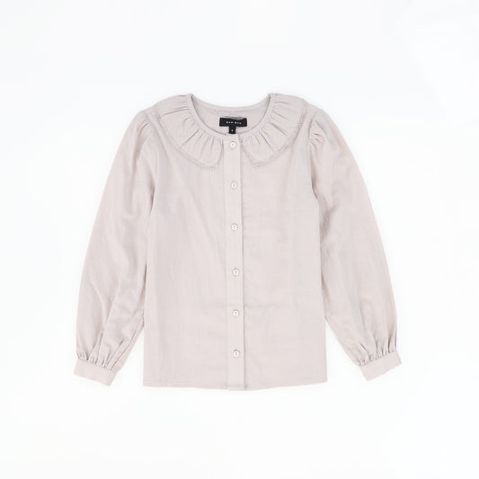 BAMBOO LILAC COLLAR TISSUE BLOUSE