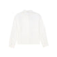 VALENTINA WHITE/BLACK FLOWER DETAILED BLOUSE