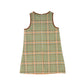 BACE COLLECTION GREEN PLAID TRIM JUMPER