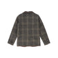 LE BOURDON OLIVE PLAID PRINT BLAZER