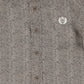 LE BOURDON BROWN PRINTED COLLAR BLOUSE
