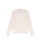 VALENTINA CREAM POINTELLE KNIT CAPE SWEATER