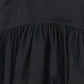 VALENTINA BLACK TAFFETA POCKET SKIRT