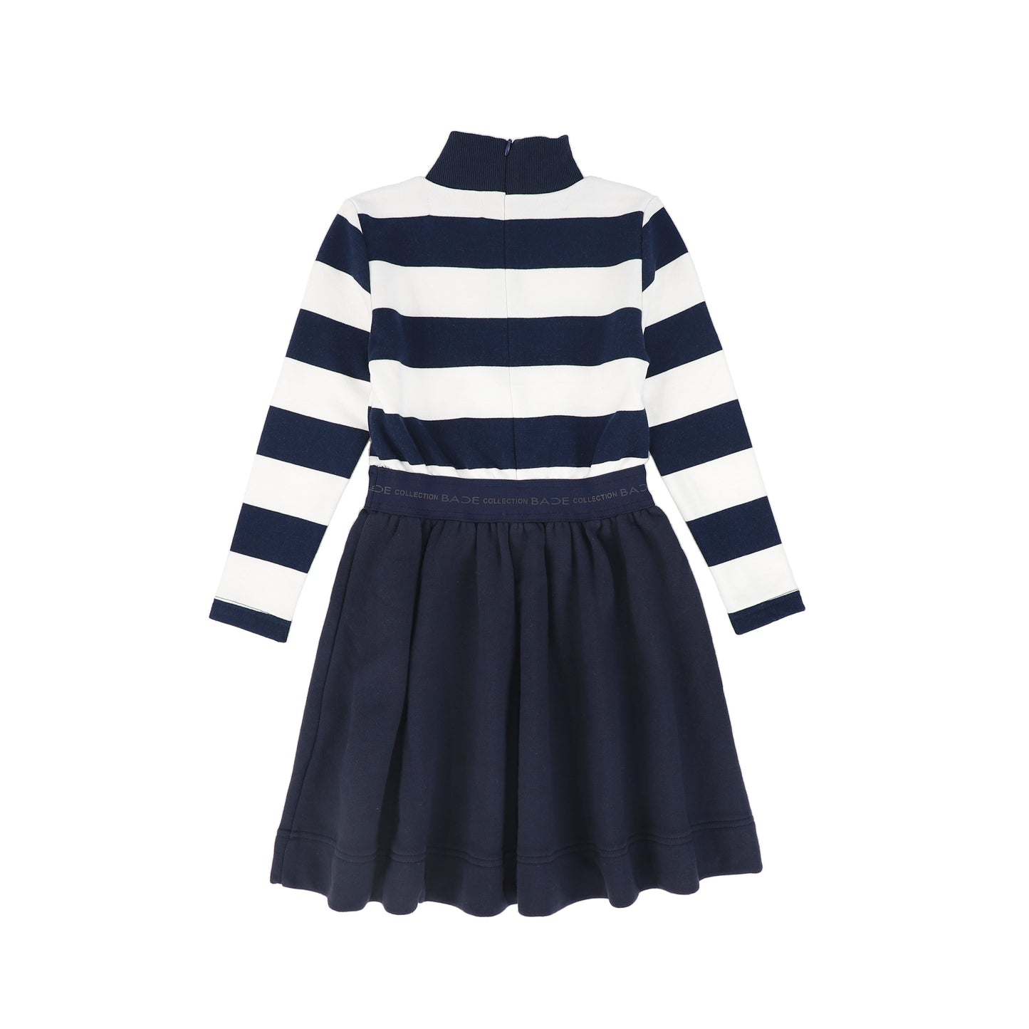BACE COLLECTION NAVY STRIPE SWEATSHIRT DRESS