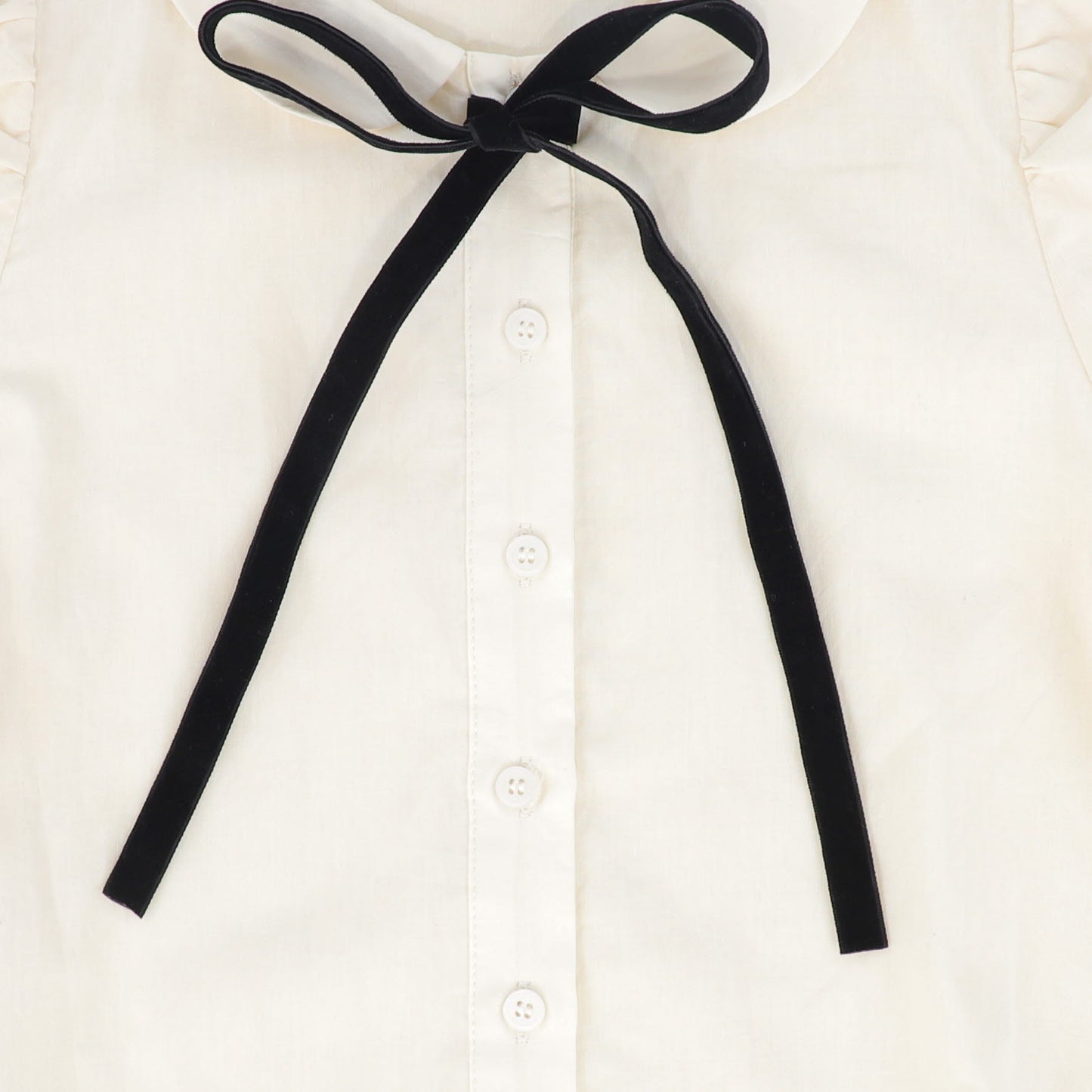 BACE COLLECTION BLACK/IVORY PUFF SLEEVE VELVET TRIM MAXI DRESS