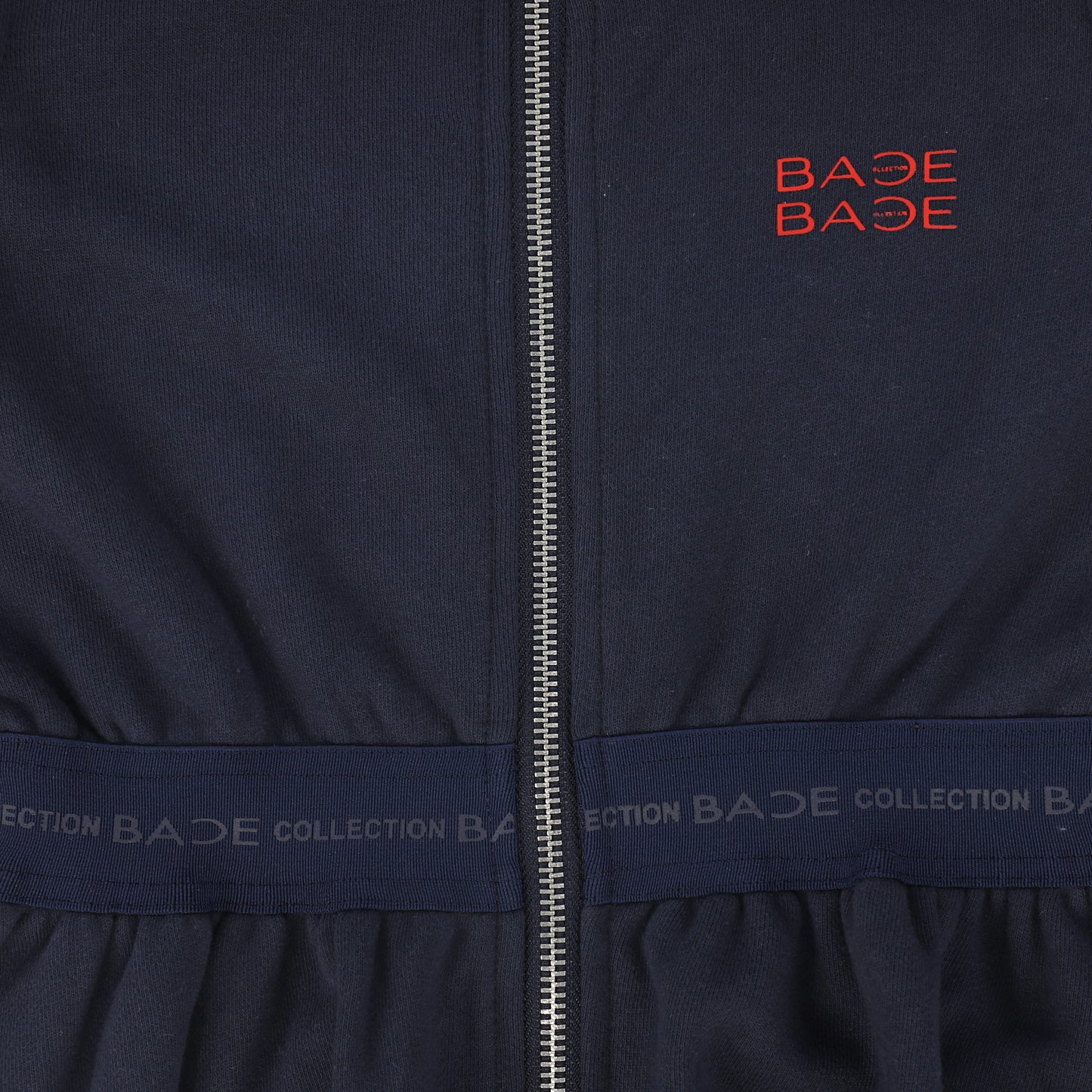 BACE COLLECTION NAVY ZIPPER JUMPER