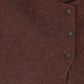 BACE COLLECTION BURGUNDY BOUCLE WOOL VEST
