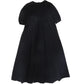 FRANCESCA GUILIANO BLACK VELVET EMBROIDERED COLLAR GOWN