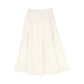 VALENTINA CREAM WAISTED A-LINE MAXI SKIRT
