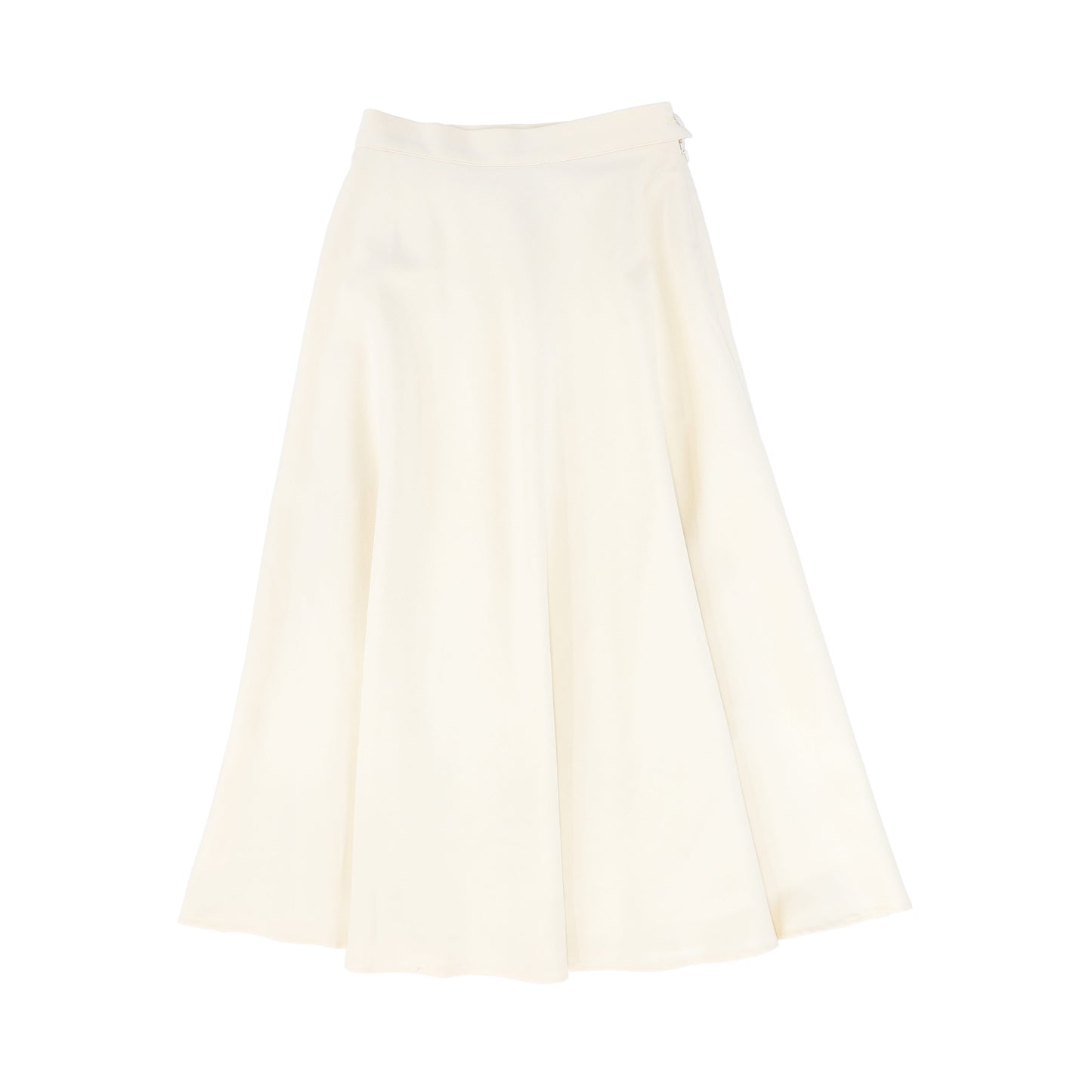VALENTINA CREAM WAISTED A-LINE MAXI SKIRT