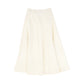 VALENTINA CREAM WAISTED A-LINE MAXI SKIRT