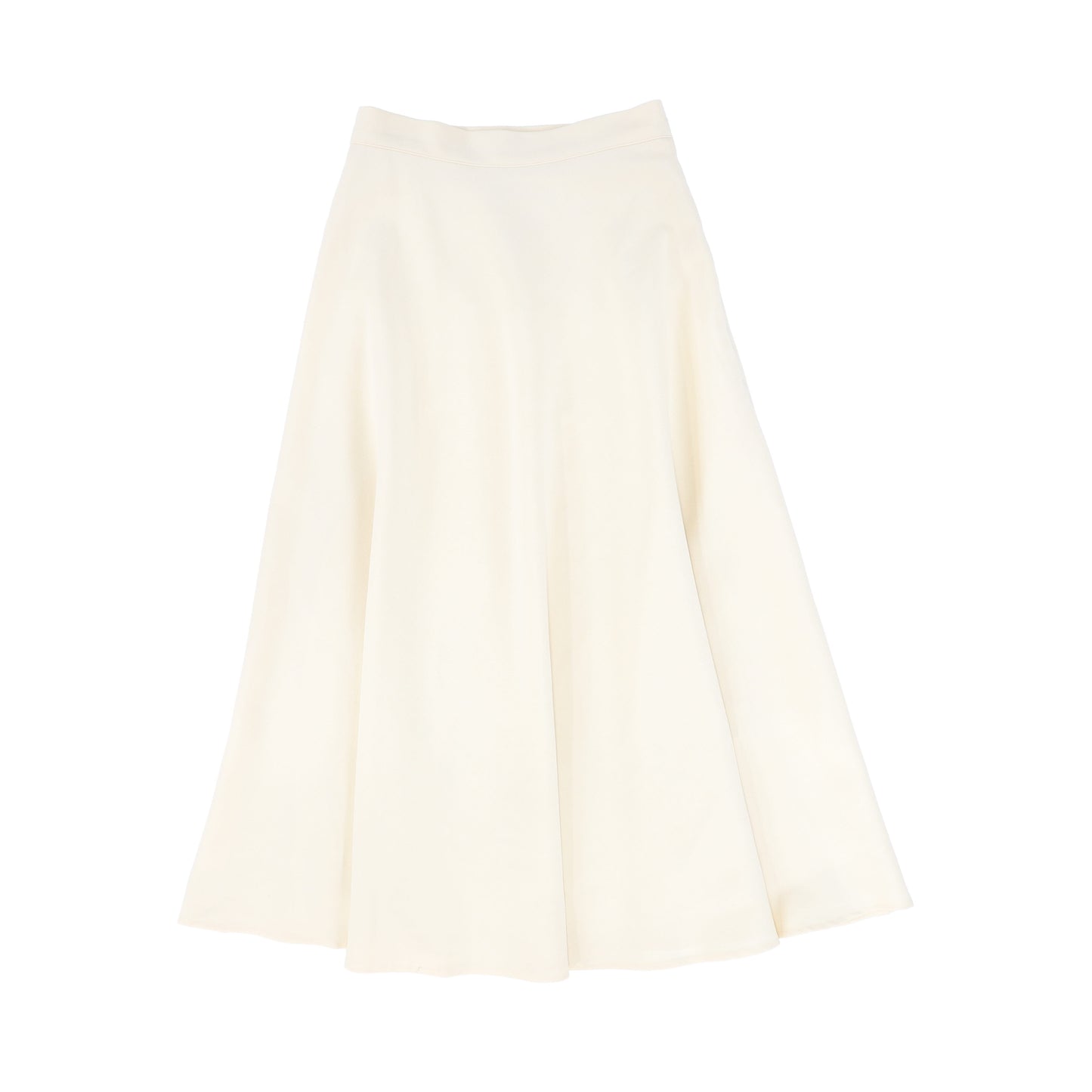 VALENTINA CREAM WAISTED A-LINE MAXI SKIRT