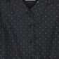 VALENTINA BLACK RHINESTONE COLLARED JUMPER