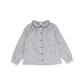 ANALOGIE BLUE PLAID SMOCKED BLOUSE