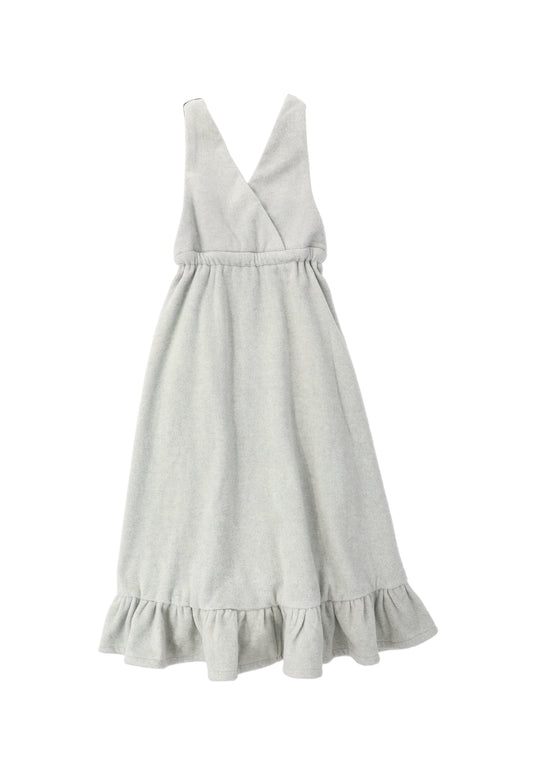 VALENTINA GREY WOOL PANELED JUMPER