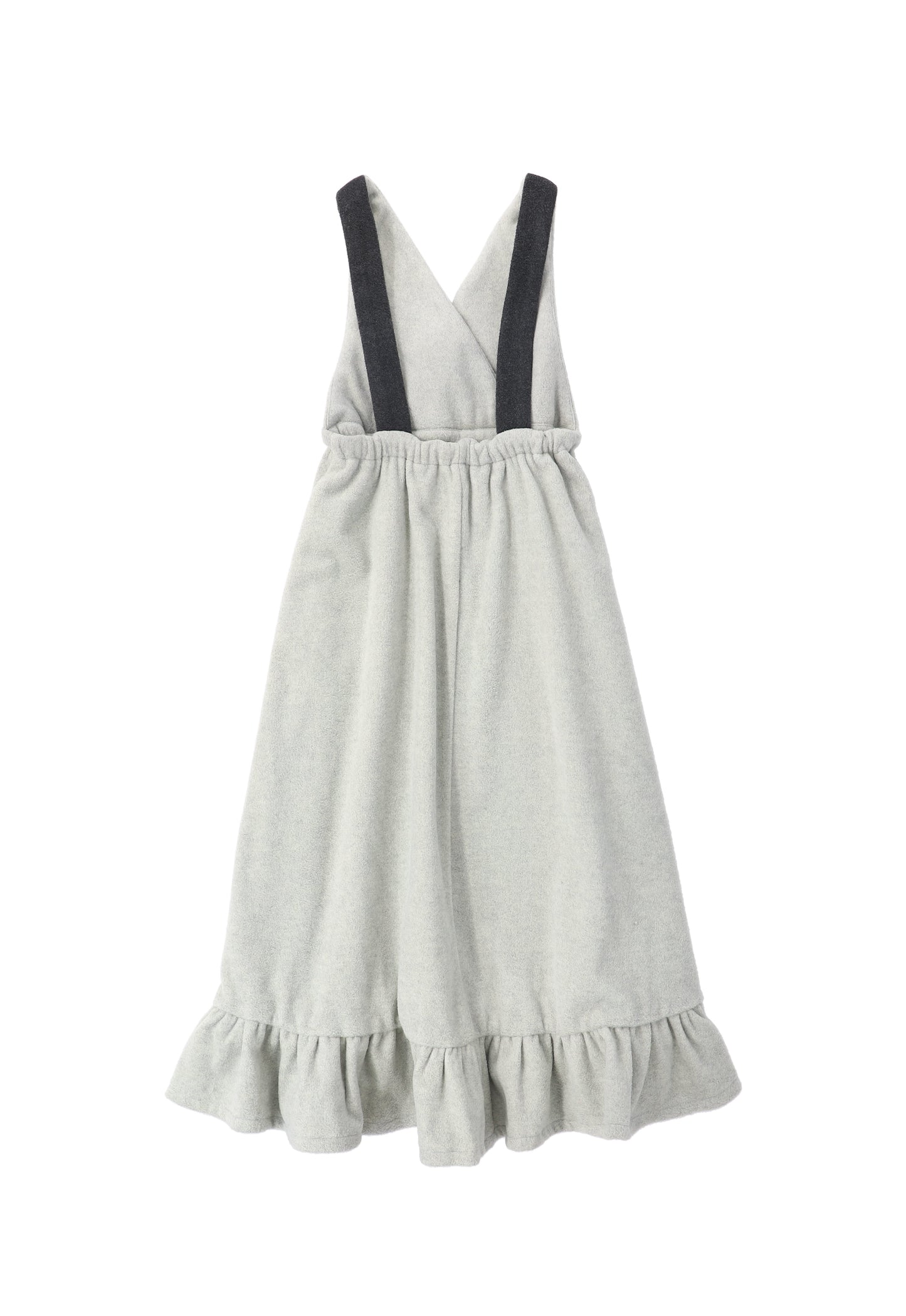 VALENTINA GREY WOOL PANELED JUMPER