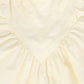 FRANCESCA GUILIANO IVORY TAFFETA LACE V DESIGN GOWN
