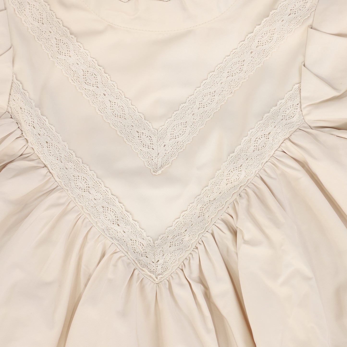 FRANCESCA GUILIANO PINK TAFFETA LACE V DESIGN GOWN