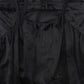 VALENTINA BLACK VELOUR BUBBLE HEM JUMPER