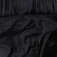 VALENTINA BLACK VELOUR BUBBLE HEM JUMPER