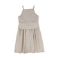 BAMBOO BEIGE WOOL WAISTCOAT DRESS