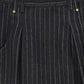 BACE COLLECTION BLACK DENIM PINSTRIPE SKIRT