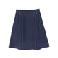 BACE COLLECTION BLUE DENIM PINSTRIPE SKIRT