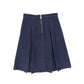 BACE COLLECTION BLUE DENIM PINSTRIPE SKIRT