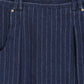 BACE COLLECTION BLUE DENIM PINSTRIPE SKIRT