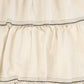 VALENTINA CREAM RUFFLE TIERED MAXI SKIRT