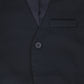 BAMBOO NAVY V-NECK ONE BUTTON VEST