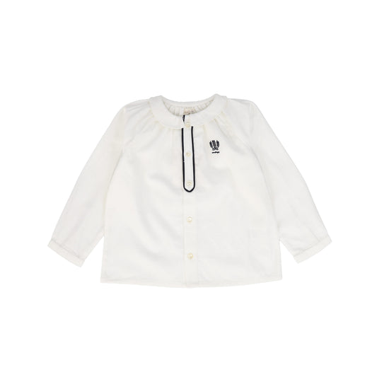 ANALOGIE WINTER WHITE TODDLER BOYS LOGO SHIRT
