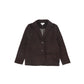 MOTU BROWN PLAID STRETCH KNIT BLAZER