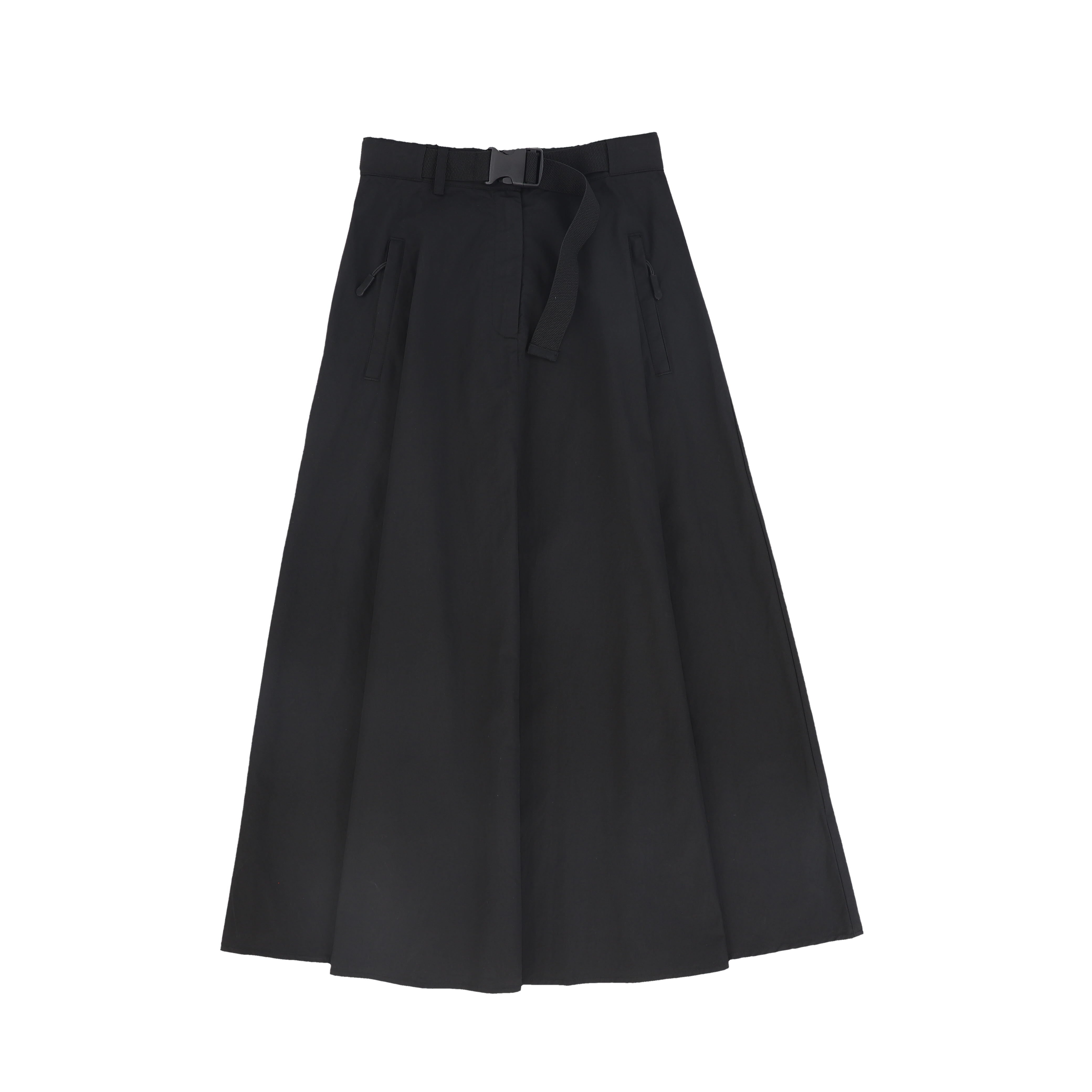 VALENTINA BLACK BELT WAISTED MIDI SKIRT – Luibelle