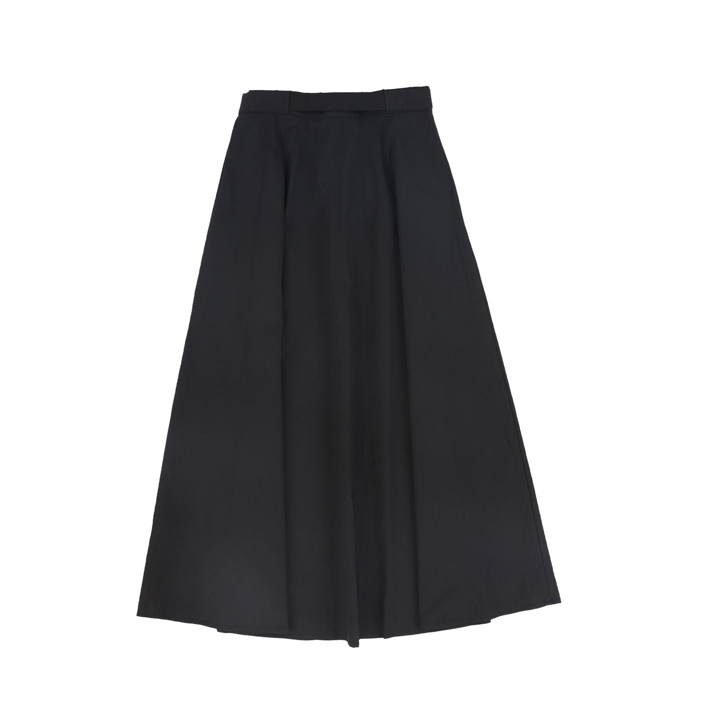 VALENTINA BLACK BELT WAISTED MIDI SKIRT
