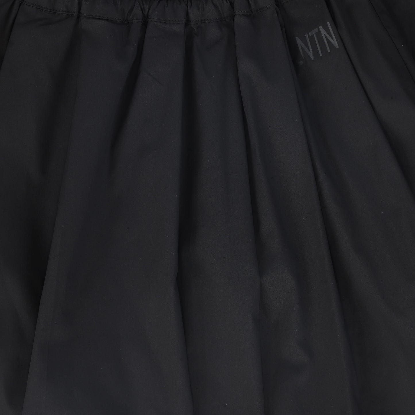 VALENTINA BLACK GATHERED TOGGLE MAXI SKIRT