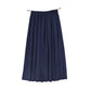 VALENTINA NAVY GATHERED TOGGLE MAXI SKIRT