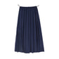 VALENTINA NAVY GATHERED TOGGLE MAXI SKIRT