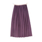 VALENTINA PURPLE GATHERED TOGGLE MAXI SKIRT