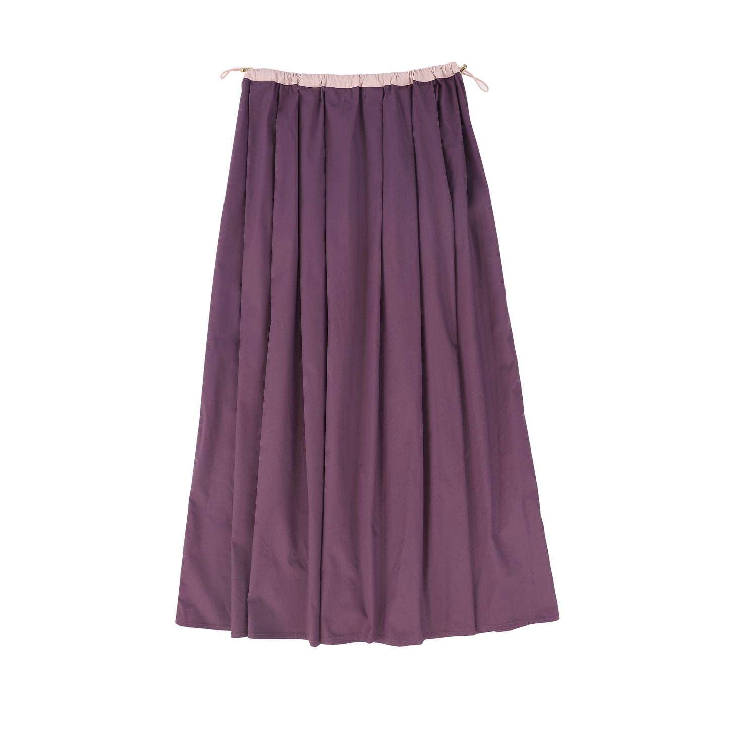 VALENTINA PURPLE GATHERED TOGGLE MAXI SKIRT