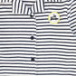 LE BOURDON NAVY/WHITE RIBBED STRIPE GRANDPA PAJAMAS