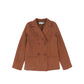 BACE COLLECTION CAMEL DOUBLE BREASTED BUTTON BLAZER