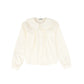 VALENTINA IVORY PETER PAN RUFFLE COLLAR BLOUSE