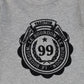 LE BOURDON LIGHT GREY VELVET LOGO PAJAMAS