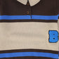 BAMBOO BROWN VARSITY KNIT POLO