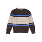 BAMBOO BROWN VARSITY KNIT POLO