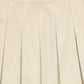 VALENTINA OATMEAL PLEATED SKIRT