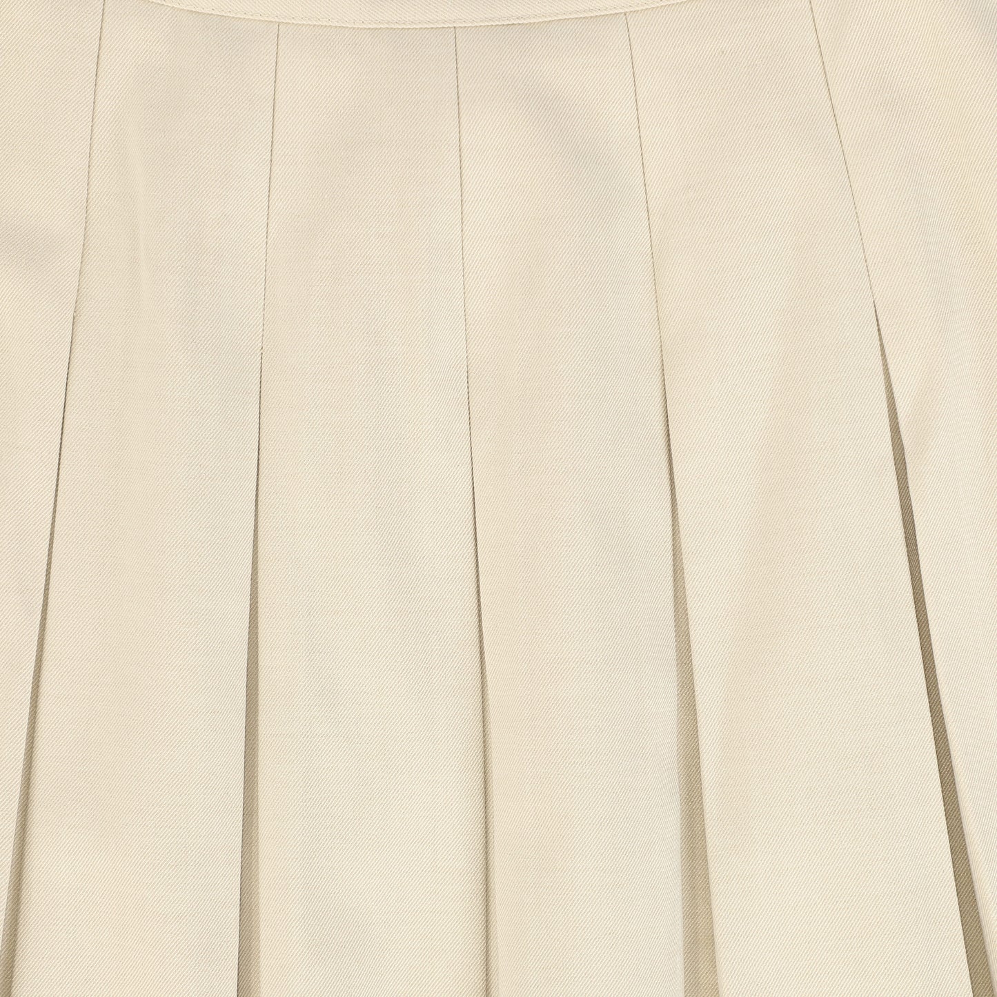 VALENTINA OATMEAL PLEATED SKIRT