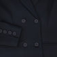 BACE COLLECTION NAVY DOUBLE BREASTED BUTTON BLAZER